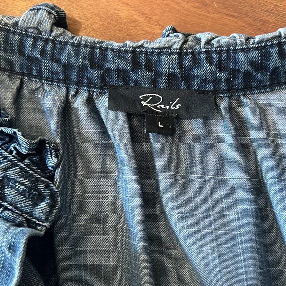 Rails Amina Dark Denim mini dress - Picture 3 of 4